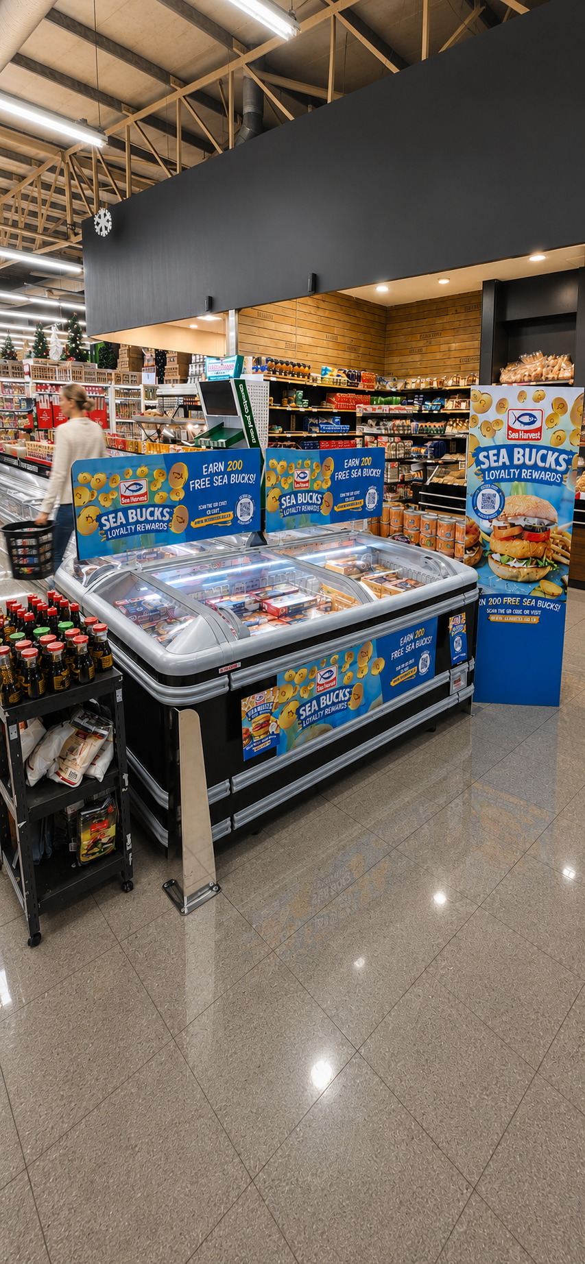 Sea Harvest Supermarket loyalty rollout restaged portfolio piece.
