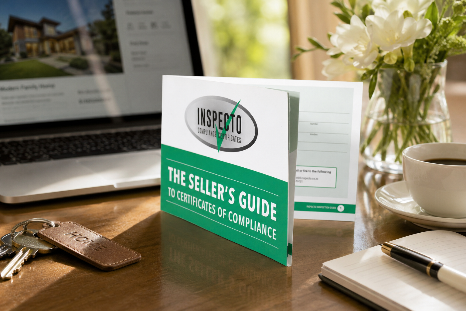 Inspecto The Seller's Guide to Certificates of Compliance restaged portfolio piece.