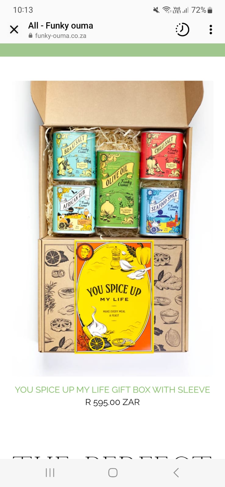 Funky Ouma — You Spice Up My Life — gift-box sleeve