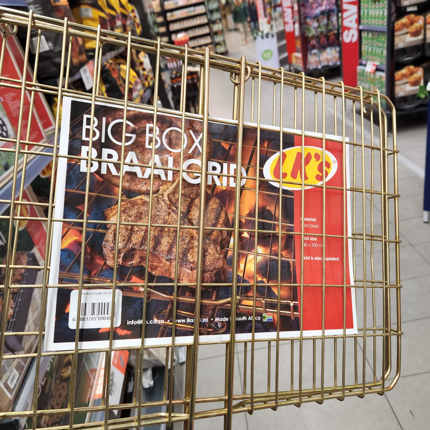 LK's — Big Box Braai Grid — in-aisle promo